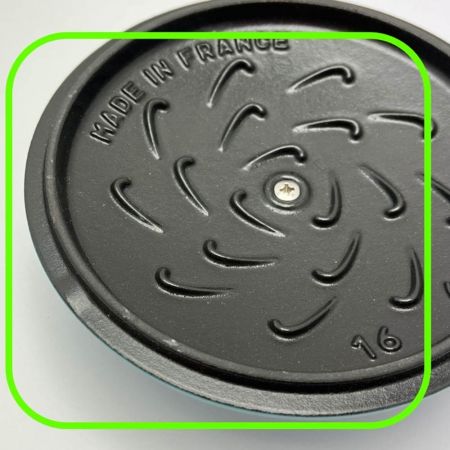  STAUB ストウブ ラ・ココット de GOHAN M　16cm　鍋 ミント