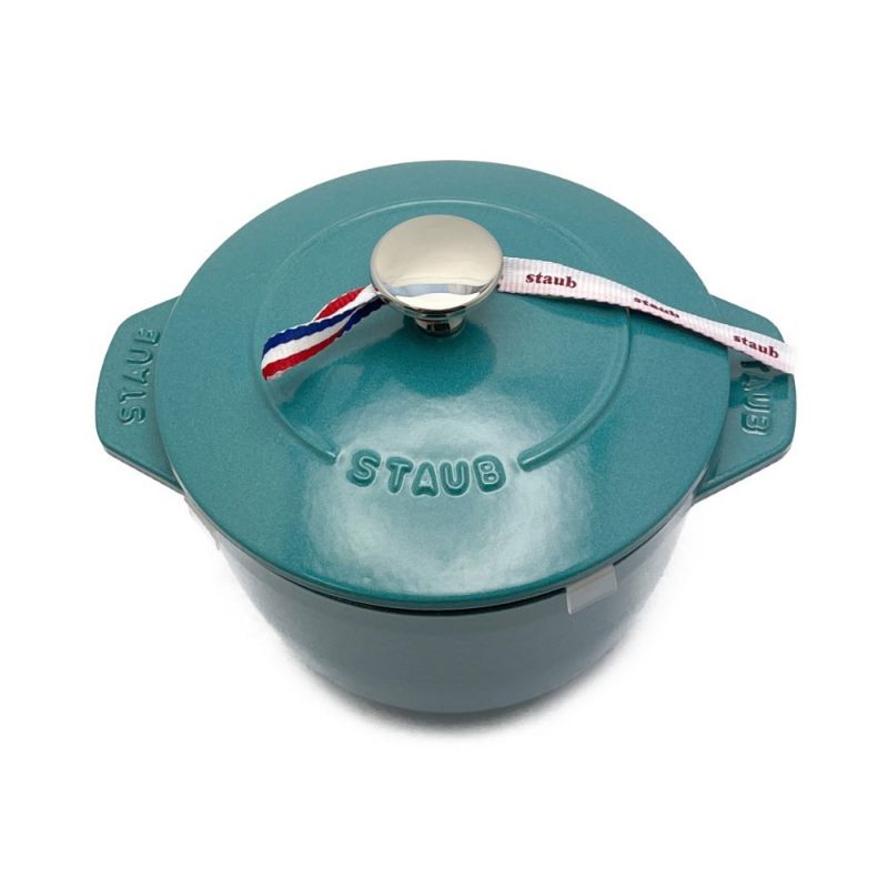 中古】 STAUB ストウブ ラ・ココット de GOHAN M 16cm 鍋 ミント｜総合 ...