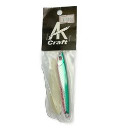 ◆◆ AKクラフト 【旧タイプ】ルアー ジグ  マリ 30g　ハンドメイド グリーン x ピンク Sランク
