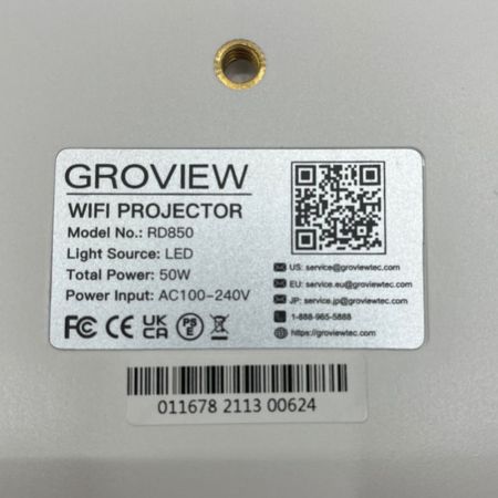  GROVIEW WIFI プロジェクター RD850