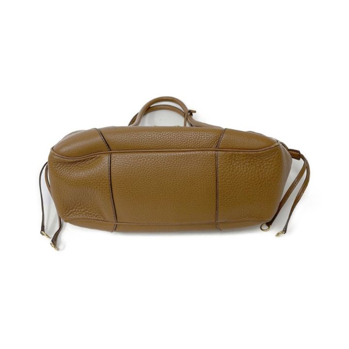 PRADA バッグ キャラメル キャメル プラダ バックル スモール ベルト付レザー