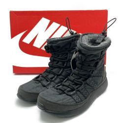 ◆◆ NIKE ナイキ ウィメンズ　ローシラン　スニーカーブーツ 615968-006 ブラック 25cm Sランク