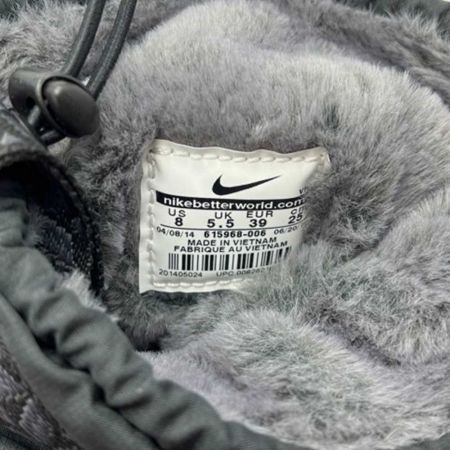  NIKE ナイキ ウィメンズ　ローシラン　スニーカーブーツ 615968-006 ブラック 25cm