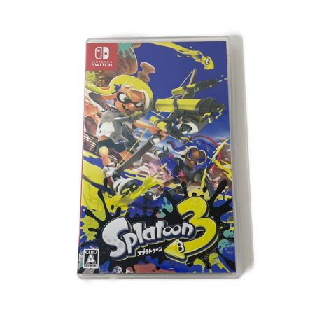  ニンテンドー スイッチソフト　スプラトゥーン3