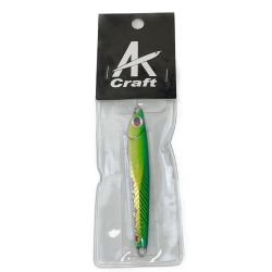 ◆◆ AKクラフト 【旧タイプ】ルアー ジグ  マリ 30g　ハンドメイド Mari 30 グリーン x イエロー Sランク