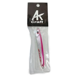 ◆◆ AKクラフト 【旧タイプ】ジグミノー　ルアー　Mari 30　 Mari 30 ピンク x シルバー Sランク