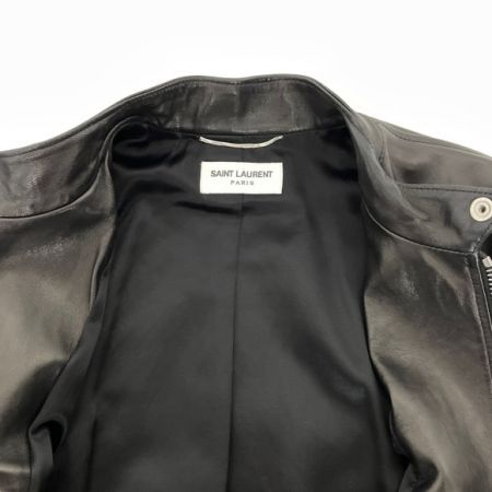  SAINT LAURENT(Yves Saint Laurent) レザージャケット　SIZE46 UP53 2015 01079 ブラック