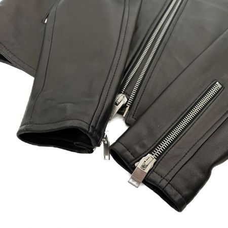  SAINT LAURENT(Yves Saint Laurent) レザージャケット　SIZE46 UP53 2015 01079 ブラック