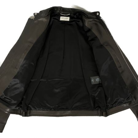  SAINT LAURENT(Yves Saint Laurent) レザージャケット　SIZE46 UP53 2015 01079 ブラック