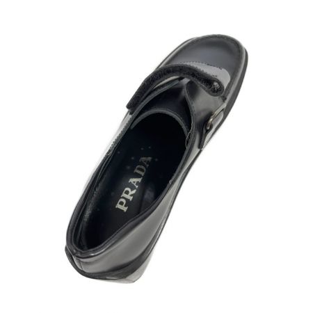  PRADA プラダ マジックテープ　シューズ　　25cmくらい？ ブラック