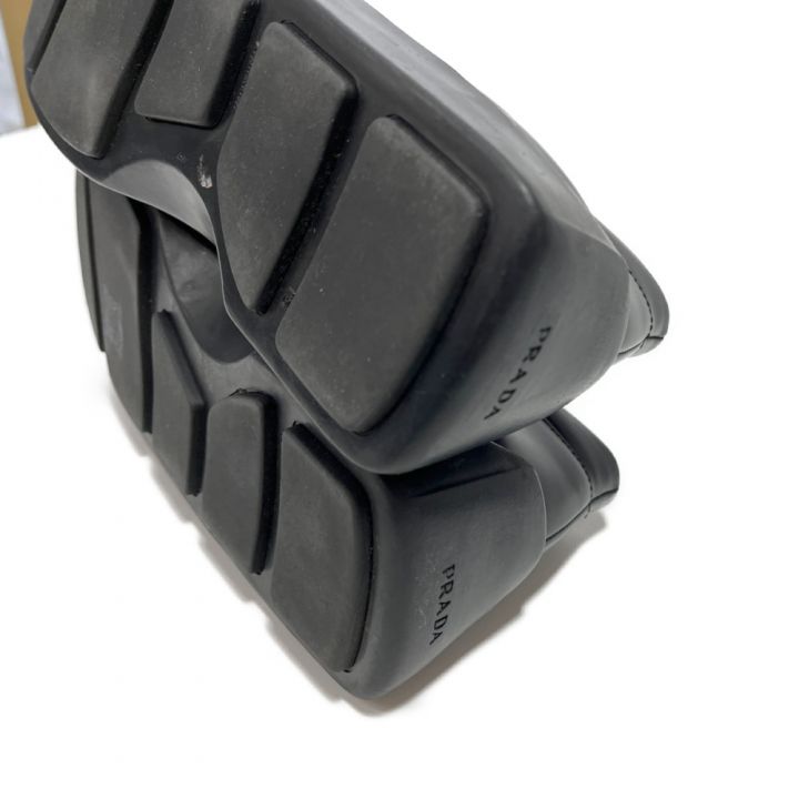 PRADA プラダ マジックテープ シューズ 25cmくらい？ ブラック - 中古