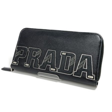  PRADA プラダ ラウンドファスナー　長財布　 2ML317 ブラック系