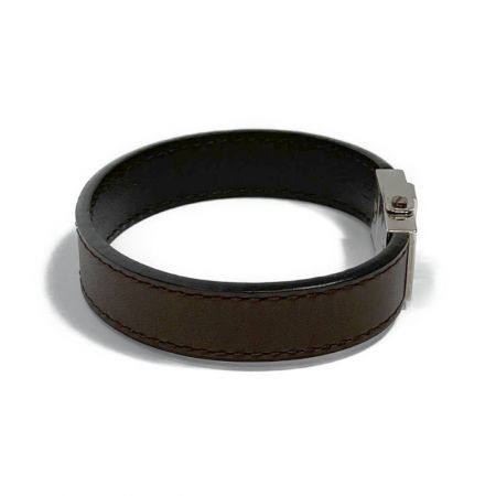  LOUIS VUITTON ルイヴィトン  ブレスレット　レザー　箱付き ブラウン