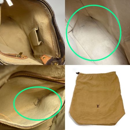  LOUIS VUITTON ルイヴィトン モノグラム ルーピング ハンドバッグ  M51145 ブラウン