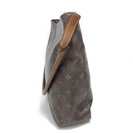  LOUIS VUITTON ルイヴィトン モノグラム ルーピング ハンドバッグ  M51145 ブラウン
