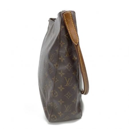  LOUIS VUITTON ルイヴィトン モノグラム ルーピング ハンドバッグ  M51145 ブラウン