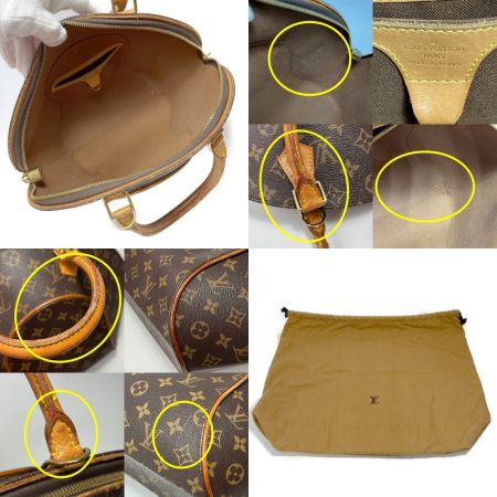  LOUIS VUITTON ルイヴィトン ハンドバッグ モノグラム エリプスPM 鍵無 M51127 ブラウン