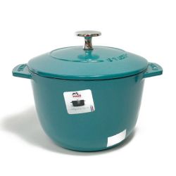 ◆◆ STAUB ストウブ ライスポット　ココットdeゴハン　M　16cm　2合 ターコイズブルー Aランク