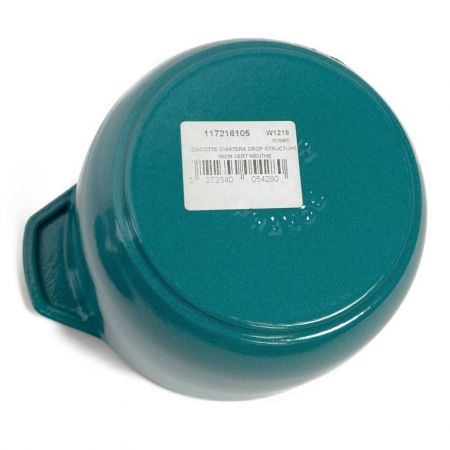  STAUB ストウブ ライスポット　ココットdeゴハン　M　16cm　2合 ターコイズブルー