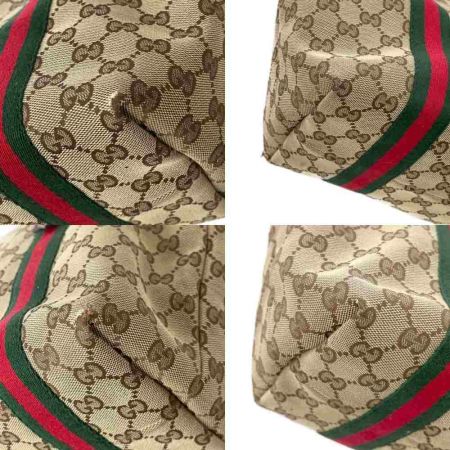  GUCCI グッチ キャンバス　トートバッグ　GG　シェリーライン 137396 ベージュ