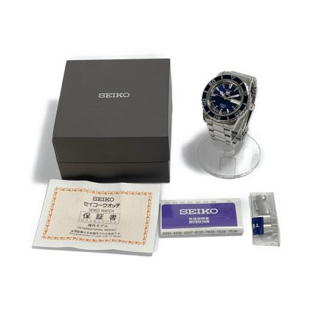  SEIKO セイコー スポーツファイブ 自動巻き 7S36-04N0 ネイビー x シルバー