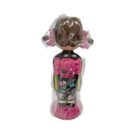  不二家 首振り　ペコちゃん3個セット　振袖　赤、白、黒