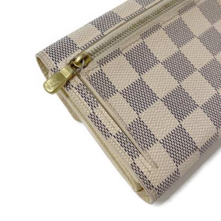  LOUIS VUITTON ルイヴィトン ダミエ・アズール ポルトフォイユ・コアラ 汚れ有 N60013