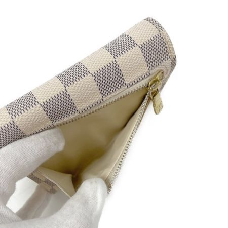  LOUIS VUITTON ルイヴィトン ダミエ・アズール ポルトフォイユ・コアラ 汚れ有 N60013