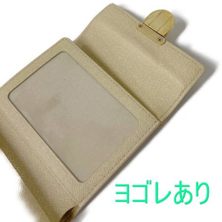  LOUIS VUITTON ルイヴィトン ダミエ・アズール ポルトフォイユ・コアラ 汚れ有 N60013