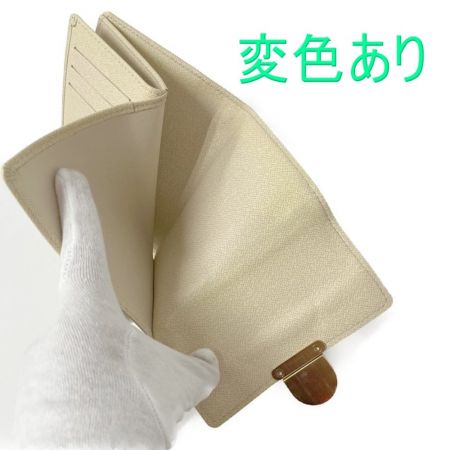  LOUIS VUITTON ルイヴィトン ダミエ・アズール ポルトフォイユ・コアラ 汚れ有 N60013