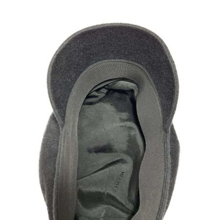  HERMES エルメス キャスケット　帽子　カシミア100％　59サイズ ブラック