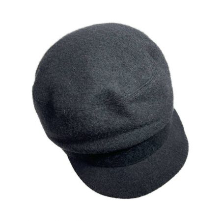  HERMES エルメス キャスケット　帽子　カシミア100％　59サイズ ブラック