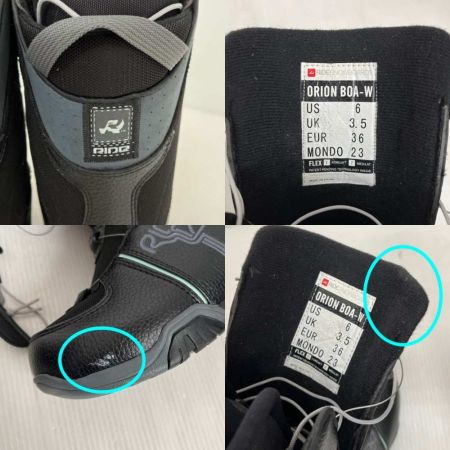  RIDE SNOWBOARDS ライド スノーボードブーツ　レディース　ORION BOA-W　US6　UK3.5　EUR3.6 ブラック