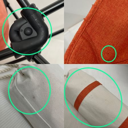  Helinox ヘリノックス コンフォートチェア 　折りたたみチェア　コンパクト オレンジ x ブラック