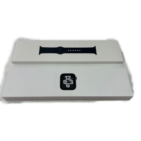  Apple アップル AppleWatchSE スペースグレイ GPSモデル  ミッドナイトスポーツバンド MKQ63J/A Aランク