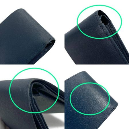  PORTER ポーター 二つ折り財布　カレント ネイビー