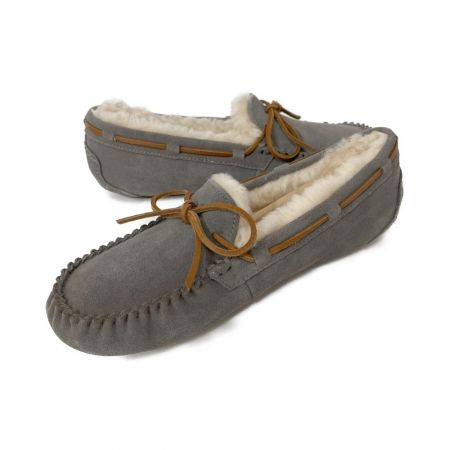  UGG アグ レディースシューズ　モカシン　25cm グレー