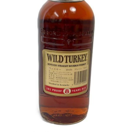   WILD TURKEY 8年 50.5度 750ml 箱無  未開栓