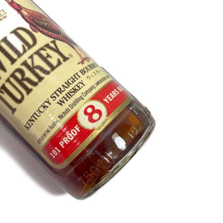   WILD TURKEY 8年 50.5度 750ml 箱無  未開栓