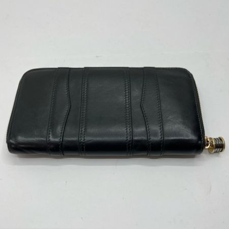  BVLGARI ブルガリ 財布 ラウンドファスナー FG/G12/33770 ブラック