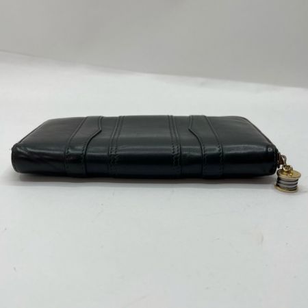  BVLGARI ブルガリ 財布 ラウンドファスナー FG/G12/33770 ブラック