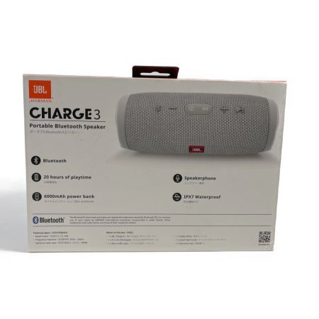  JBL ジェー・ビー・エル CHARCE3 　Blue Tooth機能　スピーカー CHARCE3 グレー