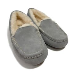 ◆◆ UGG アグ アンスレ―　24cm　スリッポン 1106878 ライトグレー Aランク