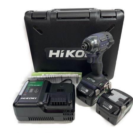  HiKOKI ハイコーキ 充電式インパクトドライバ　充電器・充電池2個・ケース付 WH36DC