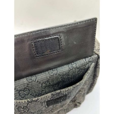  GUCCI グッチ ヒップバッグ　ウエストポーチ　GG キズ・ヨゴレ有 キャンバス  28566 ブラック
