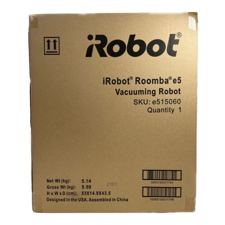  iRobot ルンバ e5 ロボットクリーナー　掃除機 e515060