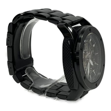  FOSSIL フォッシル モダンマシーン 腕時計  自動巻き  ME3080 ブラック