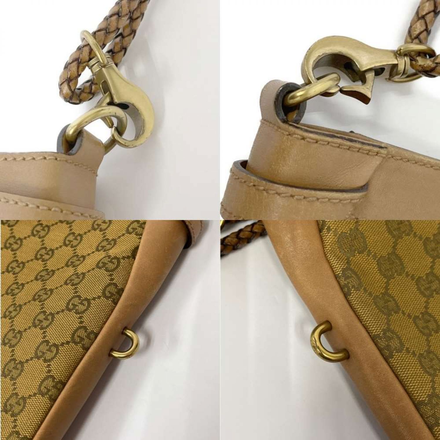 中古】 GUCCI グッチ GGキャンバス ショルダーバッグ 109106