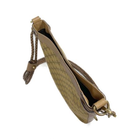  GUCCI グッチ GGキャンバス　ショルダーバッグ 109106 ブラウン×ベージュ