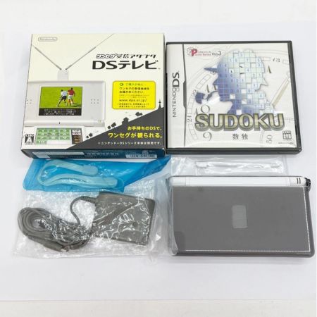  ニンテンドー DS本体　/　DSソフト2個　/　ワンセグ受信アダプタDSテレビ　【動作確認済】